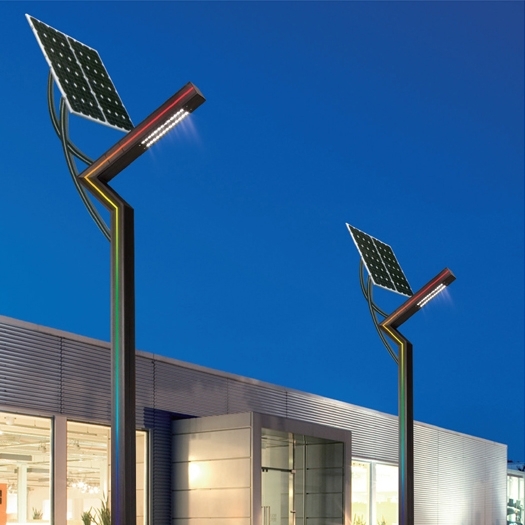 led太阳能路灯应用到新农村道路建设中